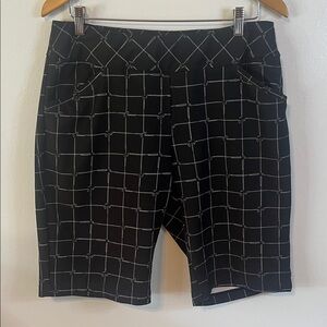 Tail Women's Black Checkered Shorts